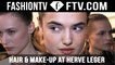 Hair & Makeup Trends Herve Leger F/W 15-16 | New York Fashion Week NYFW | FTV.com