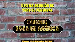 EL ADIOS AL PERSONAL DEL COLEGIO ROSA DE AMÉRICA