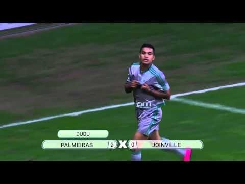 Gols - Brasileirão: Palmeiras 3 x 2 Joinville