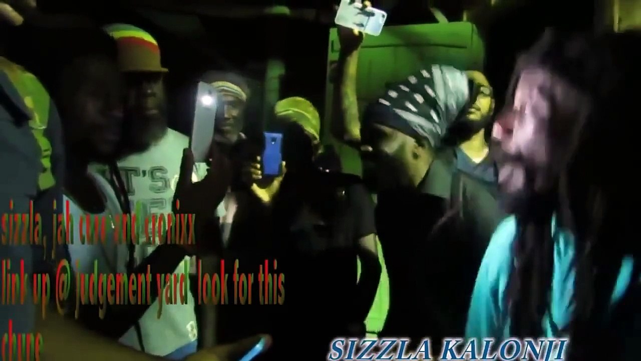 Sizzla, Jah Cure & Chronixx Freestyle at Judgement Yard! 2014