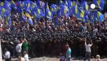 انفجار مهیب در کی یف پس از موافقت پارلمان با خودمختاری بیشتر نواحی شرقی