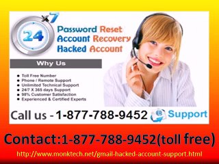 How may I get recovery or reveal of Gmail Password {1-877-788-9452}