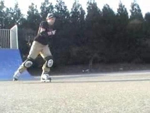 1er Vidéo de roller