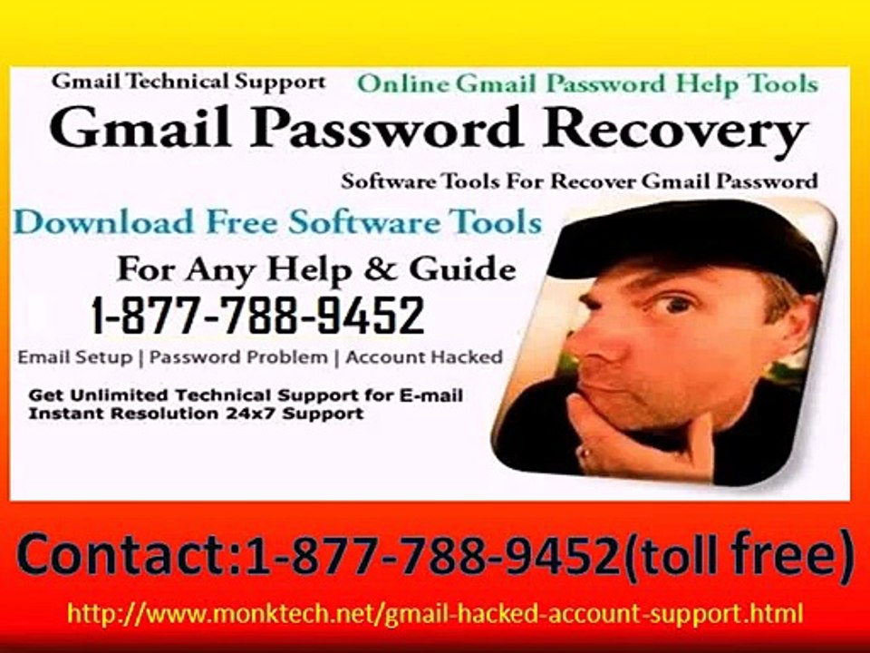 Recover Forgotten Password Of Gmail = Dial @1-877-788-9452