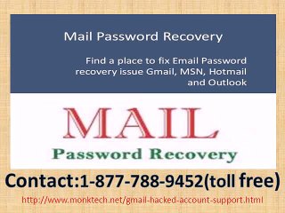 @ Gmail Password Recovery assistance from experts @ dial 1-877-788-9452