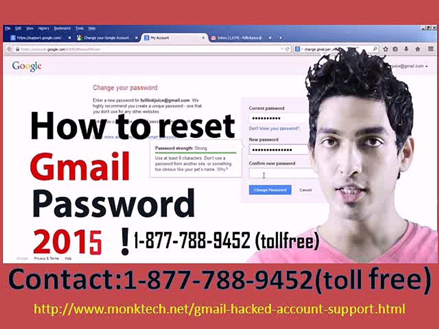 How to reset Gmail Password ?