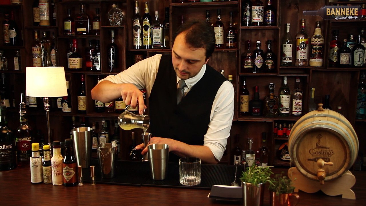Smokey Sour -  Rye Cocktail selber mixen - Schüttelschule by Banneke