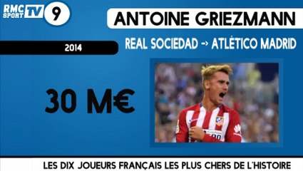 Top 10 des français les plus chers de l’histoire du football