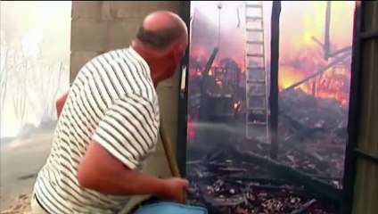 Espagne : un incendie embrase plus de 1.000 hectares en Galice