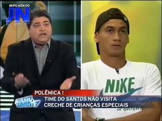Jogadores evangélicos do Santos se arrependem por não visitarem Lar Espírita