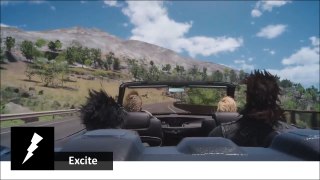 Final Fantasy 15 - Driving Gameplay