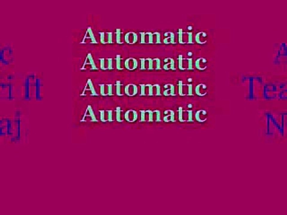 Automatic Teairra Mari ft Nicki Minaj w/ lyrics