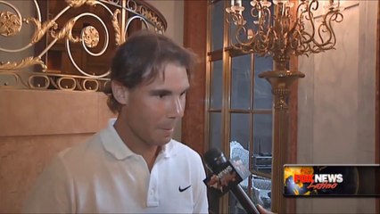 Rafael Nadal Interview for FOX News Latino in NYC.