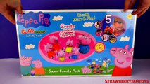 Peppa Pig Play Doh Dora the Explorer Daddy Pig Create Your Own Clay Buddies StrawberryJamT