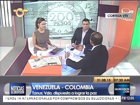 Tanus: Colombia debe sincerarse sobre causas de la migración