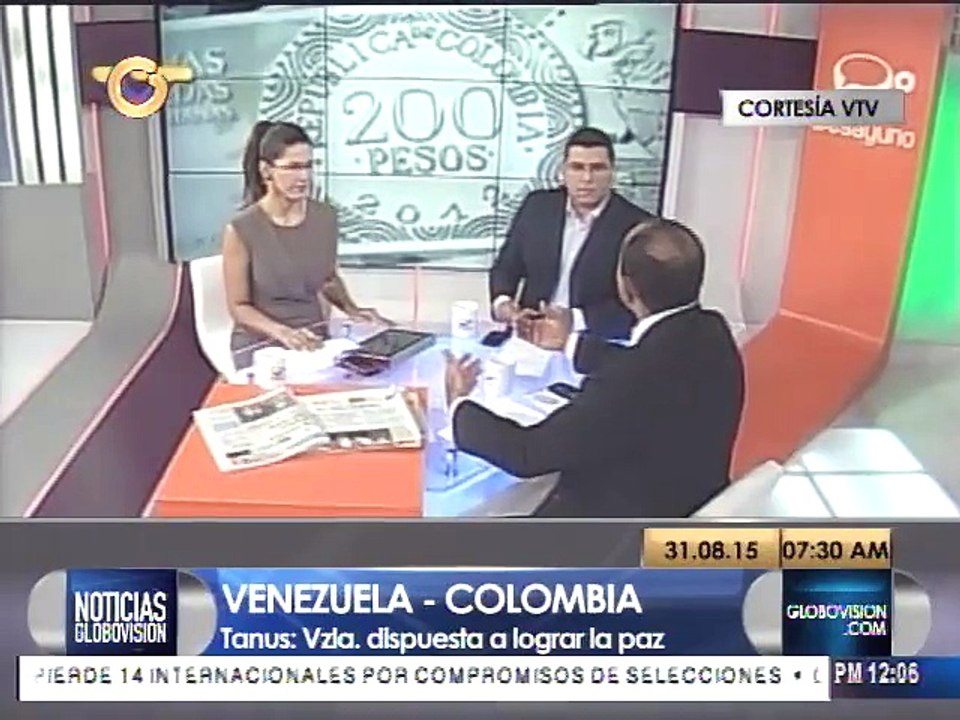 Tanus: Colombia debe sincerarse sobre causas de la migración