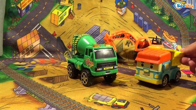 Мультики про Машинки Прогулка Машинок Робокар в Лес Детская Площадка для детей