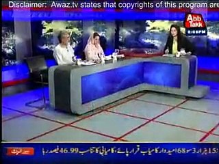 Tonight With Fareeha - Abb Tak - 31st August 2015