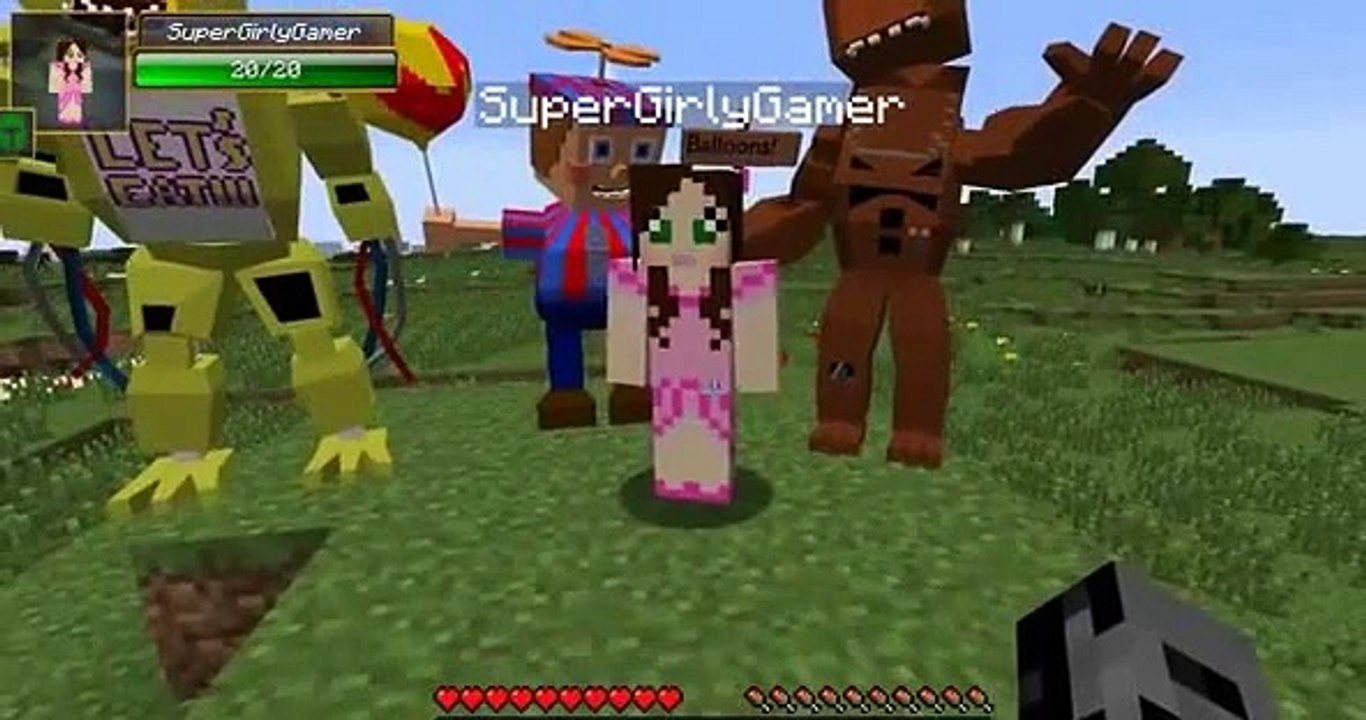 PopularMMOs | Minecraft NIGHTMARE FREDDY CHALLENGE GAMES Lucky Block Mod Modded Mini Game