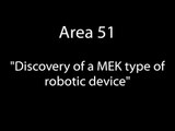 Area 51 - US Military advanced robotic prototype