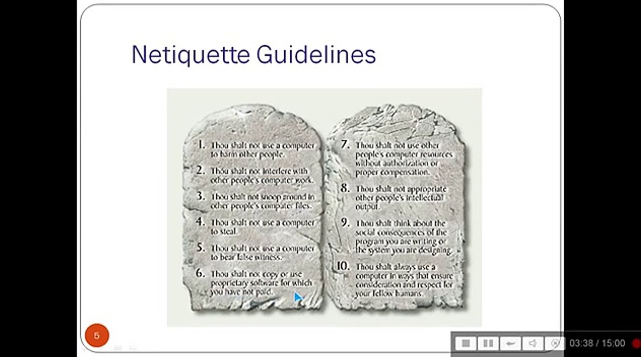 NETIQUETTES