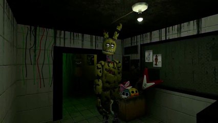 (SFM) Springtrap Chase Scene (Kinda) - A FNAF ANIMATION SHORT
