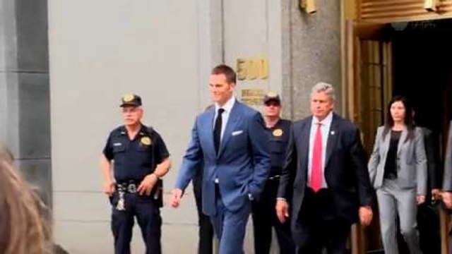 Tom Brady Deflatgate settlement hearing in New York City