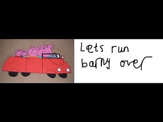peppa pig kills barney