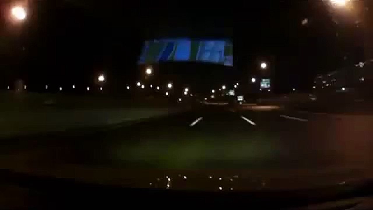 Speeding driver crashes into guardrail, falls off bridge