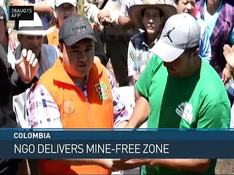 Mine-Free Zone Delivered to Colombian Peasants