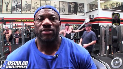 DEXTER JACKSON - HAMSTRINGS WORKOUT 8 WEEKS TO 2015 MR OLYMPIA
