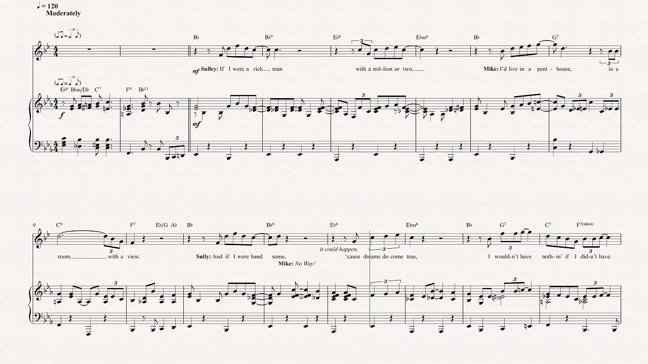 Horn - If I Didn’t Have You - Monsters, Inc. - Sheet Music, Chords, & Vocals
