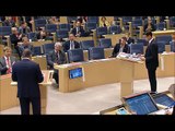 Jimmie Åkesson (SD) läxar upp Statsminister Stefan Löfven (S)