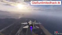 GTA 5 STUNT - LANDING AIRPLANE ON JET AIRPLANE #1