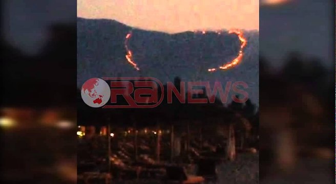 Zjarr i fuqishëm në Karaburun, kërkohet ndërhyrje nga ajri për shuarjen e flakëve- Ora News