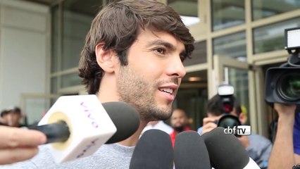 Kaká celebra retorno à Seleção: 'É um momento especial para mim'