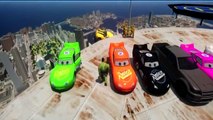 Disney Pixar DINOCO Smashed BY HULK!  ||  20 MCQUEEN CARS COLORS!!! (Green, Red, Yellow)