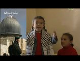 A Young Algerian girl recites a poem about Palestine