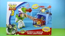 Toy Story 3 Search & Rescue Buzz Lightyear Launch Rocket saves Disney Pixar Cars Lightning McQueen
