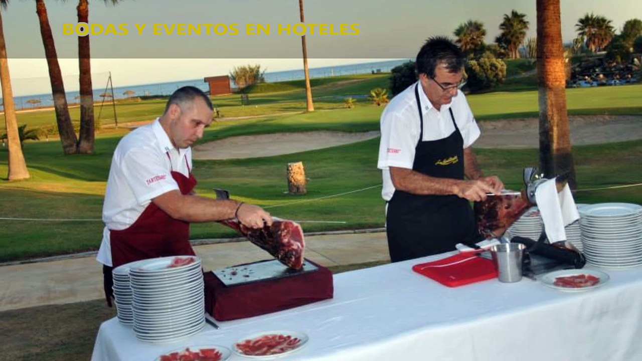 Como cortar jamon en MALAGA, MARBELLA Y ANDALUCIA