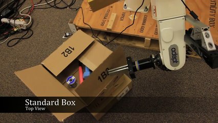 Inferring 3D Articulated Models for Box Packaging Robot