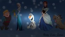 Cartoon Frozen Kids Songs Anna Elsa Nursery Rhymes Daddy Finger Family | Rosa Wala