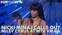 Nicki Minaj calls out Miley Cyrus at MTV VMAs