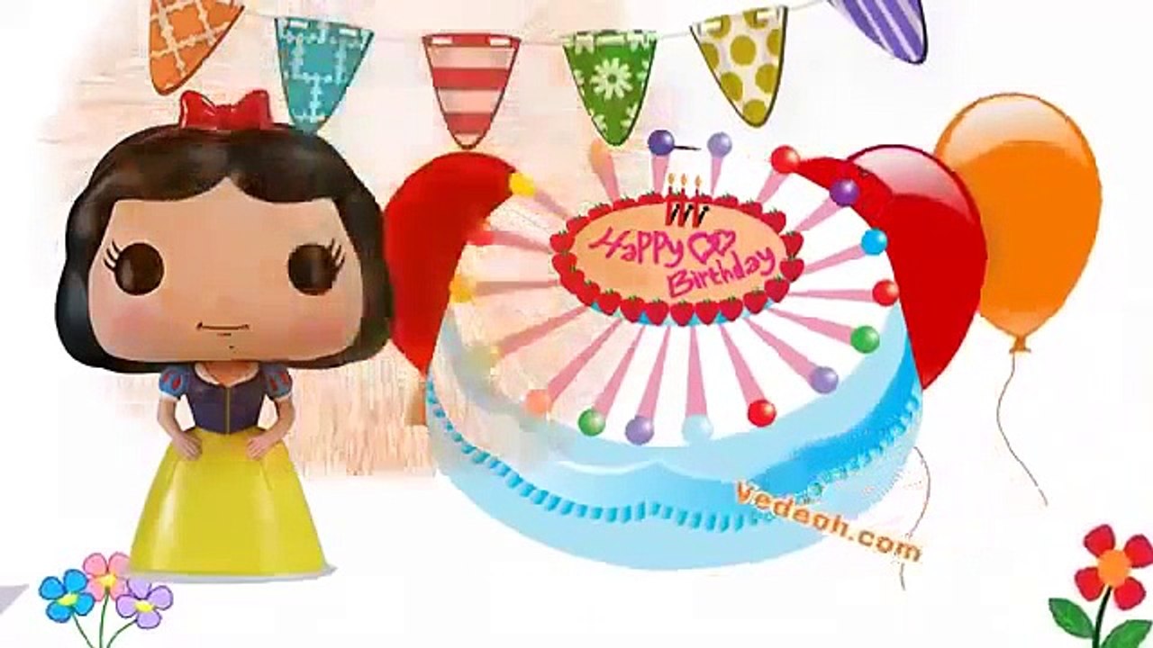 Happy Birthday Song Snow White Princess|Nursery Rhymes Kids Songs And Children Songs