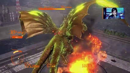 GODZILLA Ps4: King Ghidorah invasion mode walkthrough part 1