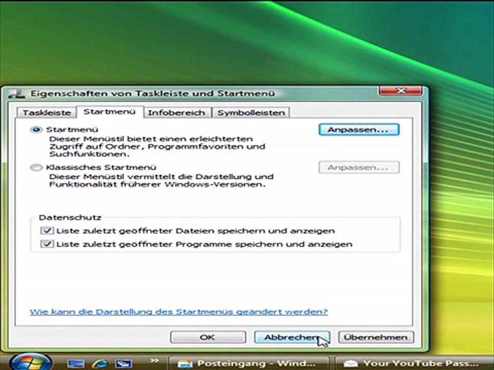 Vista beschleunigen