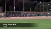 Varsity CA High School Softball 1st Base Stretch Out: Great Oak vs Santiago. Burrow Class 2017