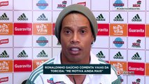 Ronaldinho Gaúcho comenta vaias da torcida do Fluminense