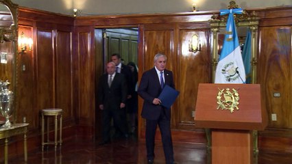 Presidente da Guatemala nega corrupção