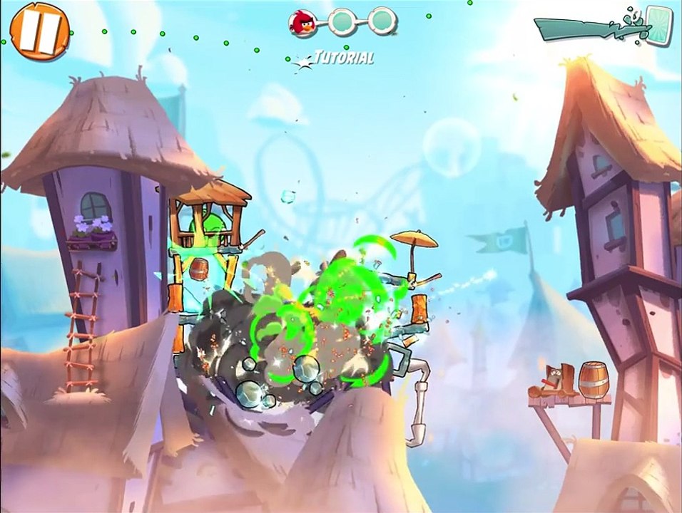 Angry Birds 2 - Episode 2 level 16 (2-16) - Pig City New Pork City